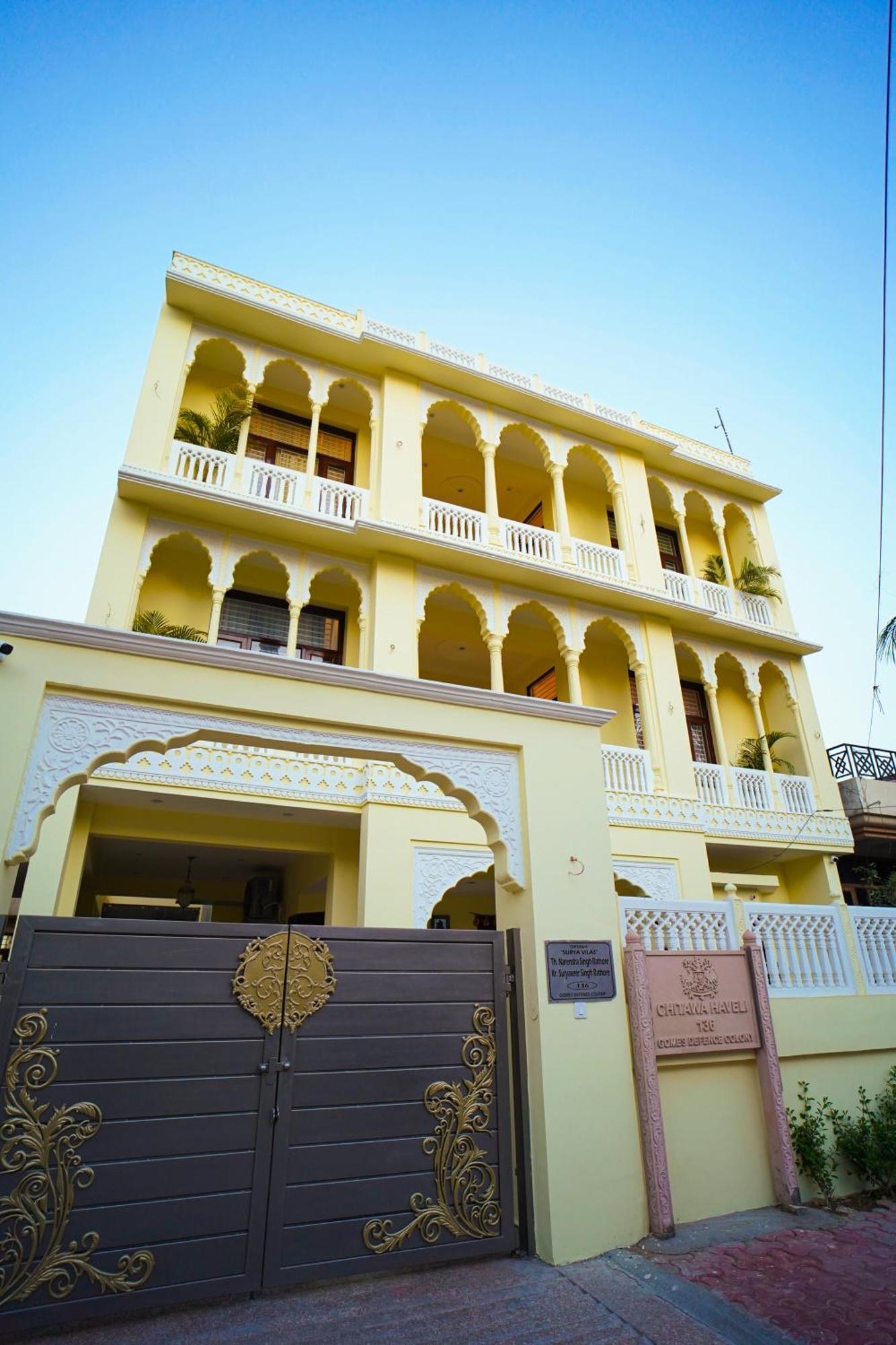 Chitawa Haveli Jaipur Hotel Exterior photo